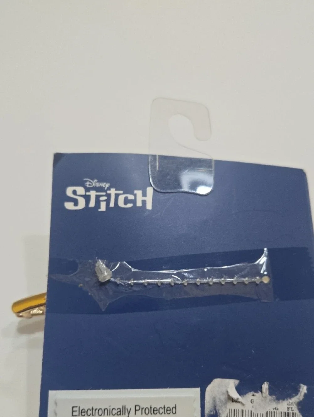 Disney Gold-tone Stitch Hair Clip with Blue and Purple Enamel Nwt Fashion Women